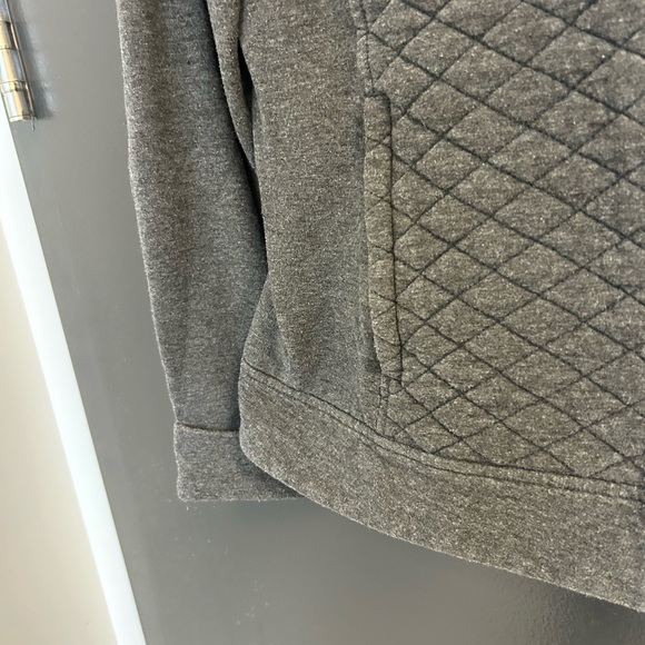 Noel Asmar M Gray Quilted Utility Jacket with elbow patches GUC - Picture 8 of 16